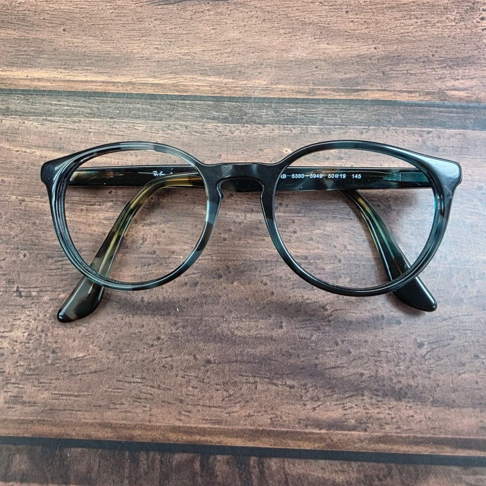 Ray-Ban RB 5380 5949 Blue Grey Havana Phantos Eyeglasses Frames 50-19-145